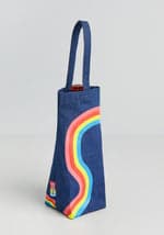 Groovy Denim Wine Tote Bag