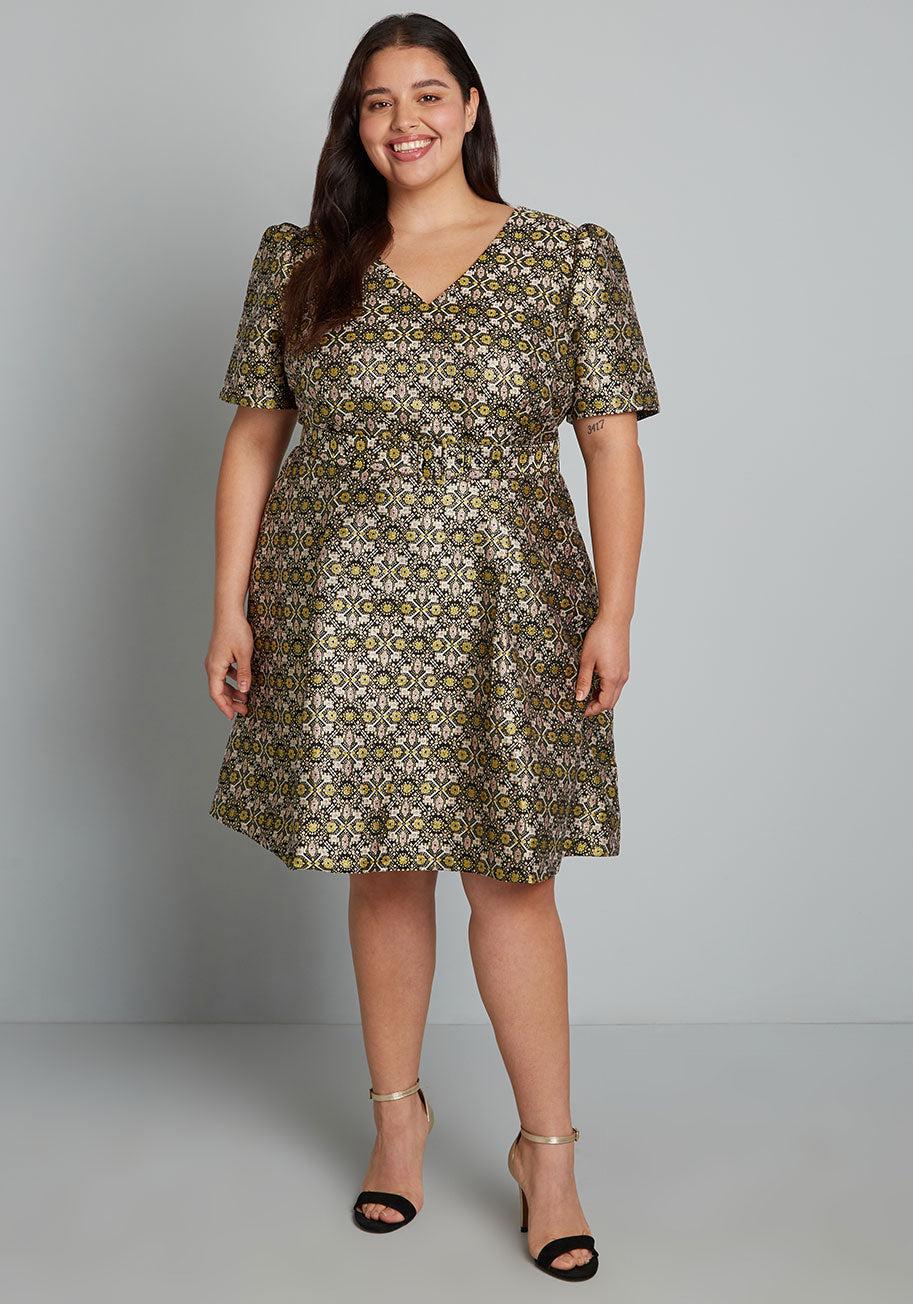Cocktails At Golden Hour Fit-And-Flare Dress | ModCloth