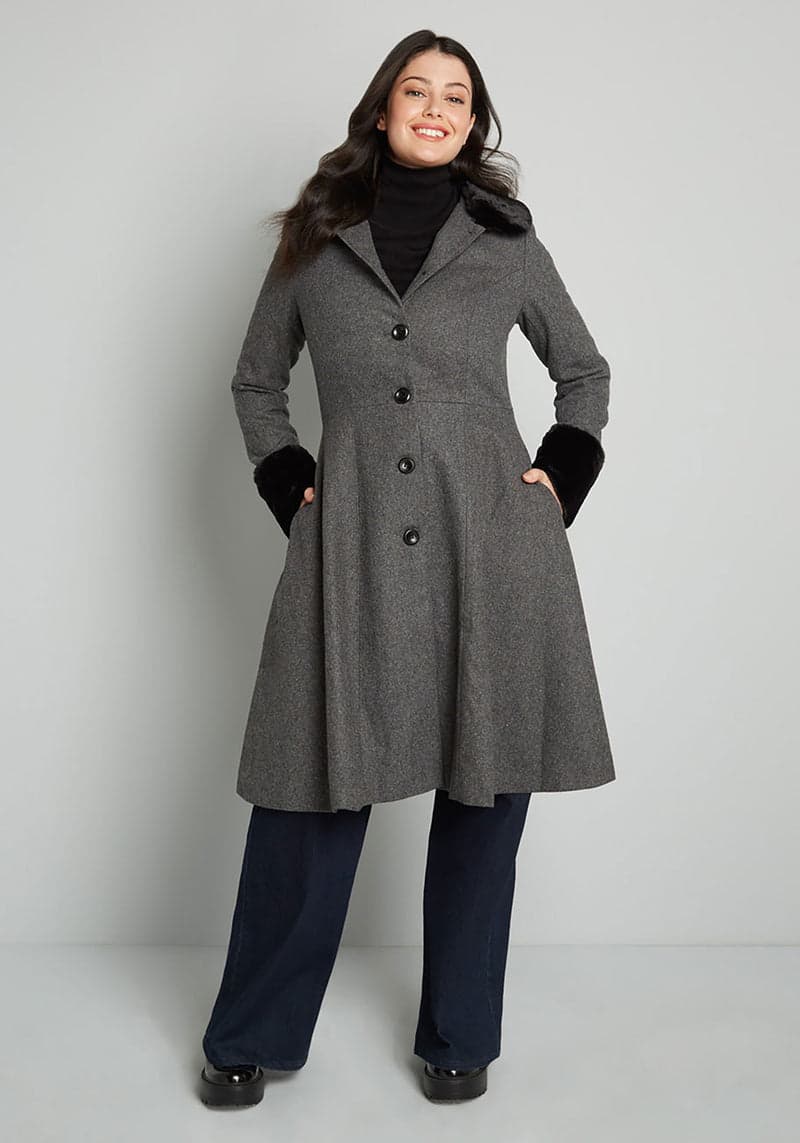 ModCloth Coat Air Sophistication of |