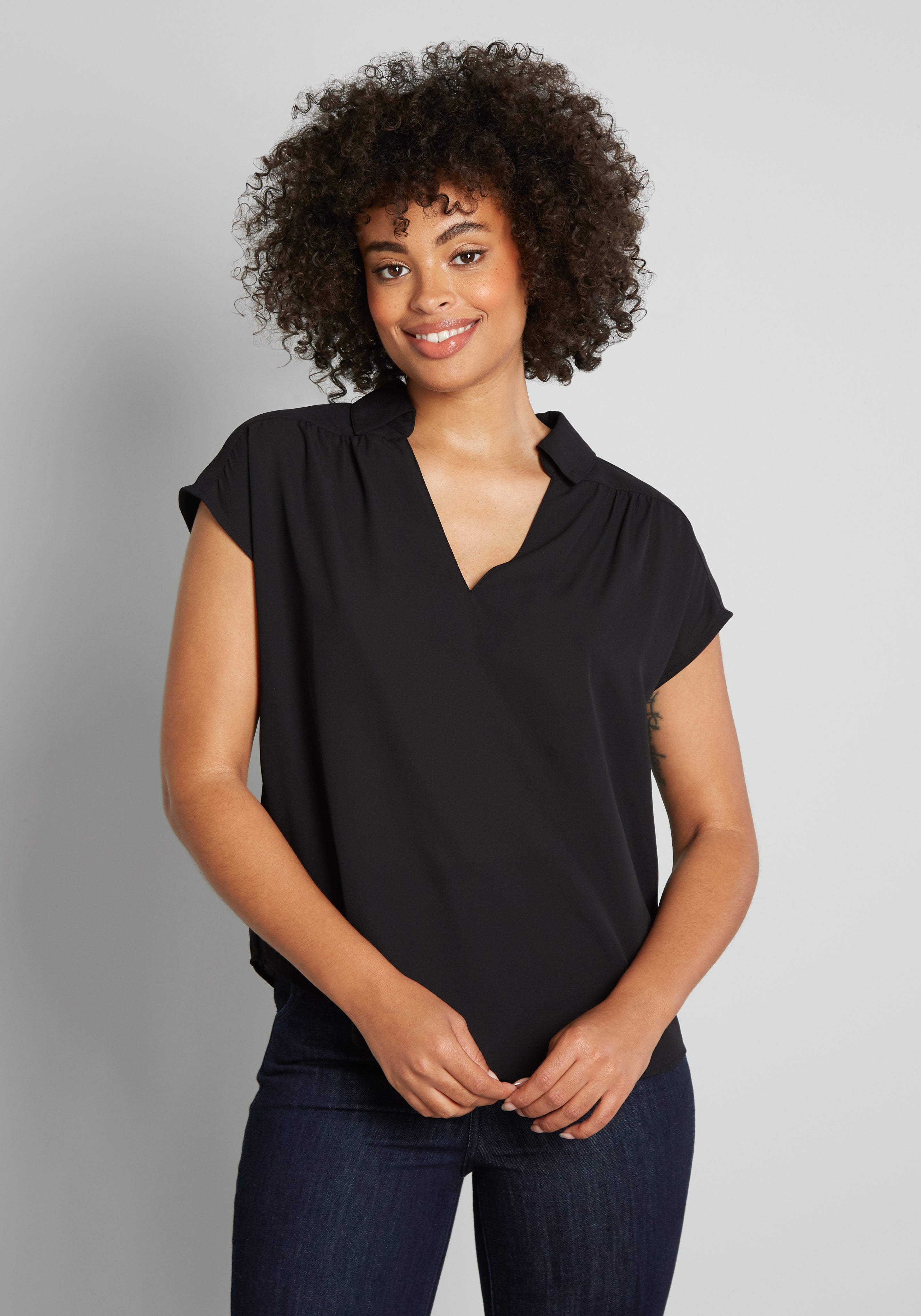 A Renewed You Short Sleeve Blouse | ModCloth