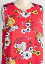 TRUDY VINTAGE FLORAL CANDY RED