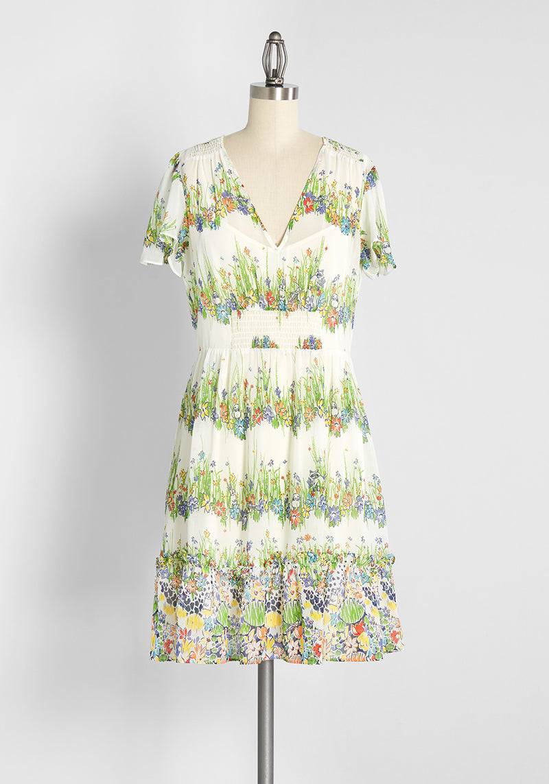 FIELD FLORAL IVORY