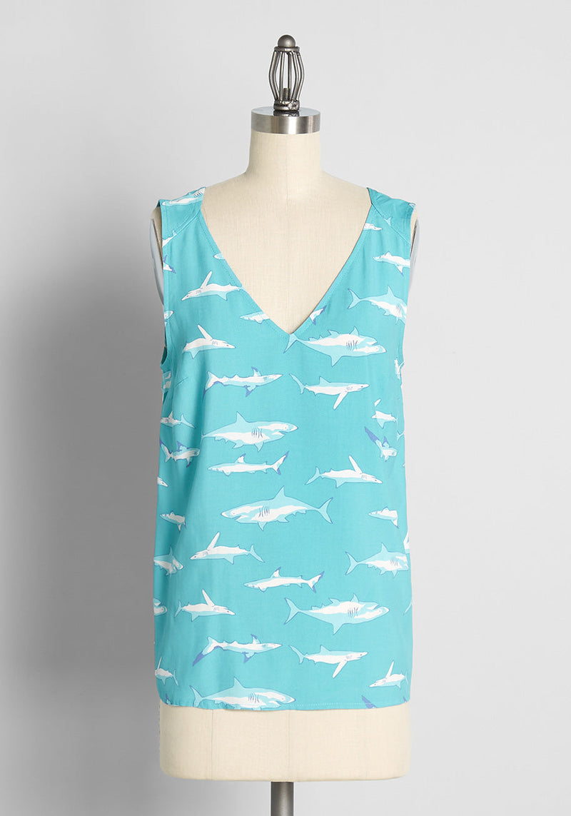 Shark Dive Turquoise