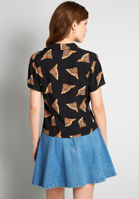 Making That Fairy Bread Button-Up Top