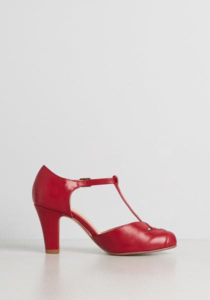 Going Out Glam T-Strap Heel | ModCloth