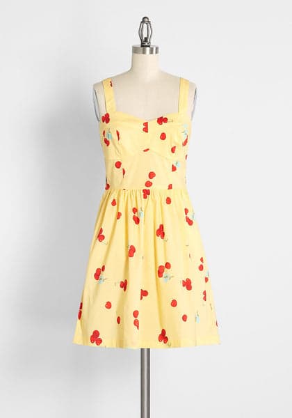 Peace of Mind in the Sunshine Fit and Flare Sundress | ModCloth