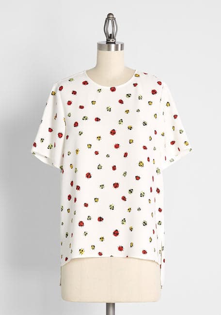 Sheer Polka dot blouse – Dirty Laundry & Co