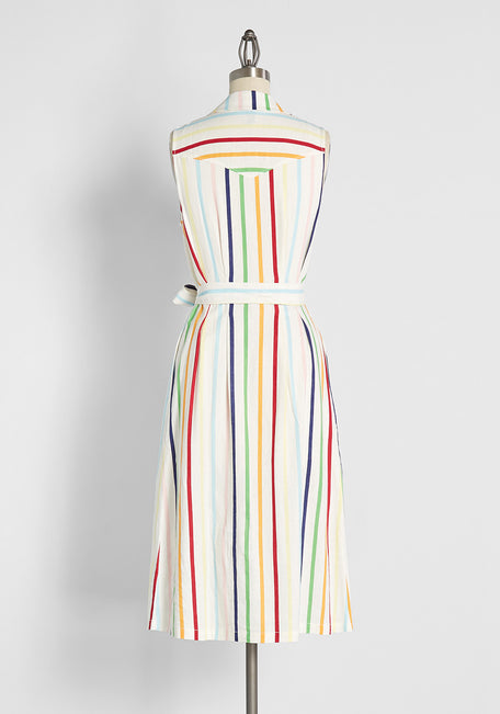 Slow Tide Rollin' Shirt Dress