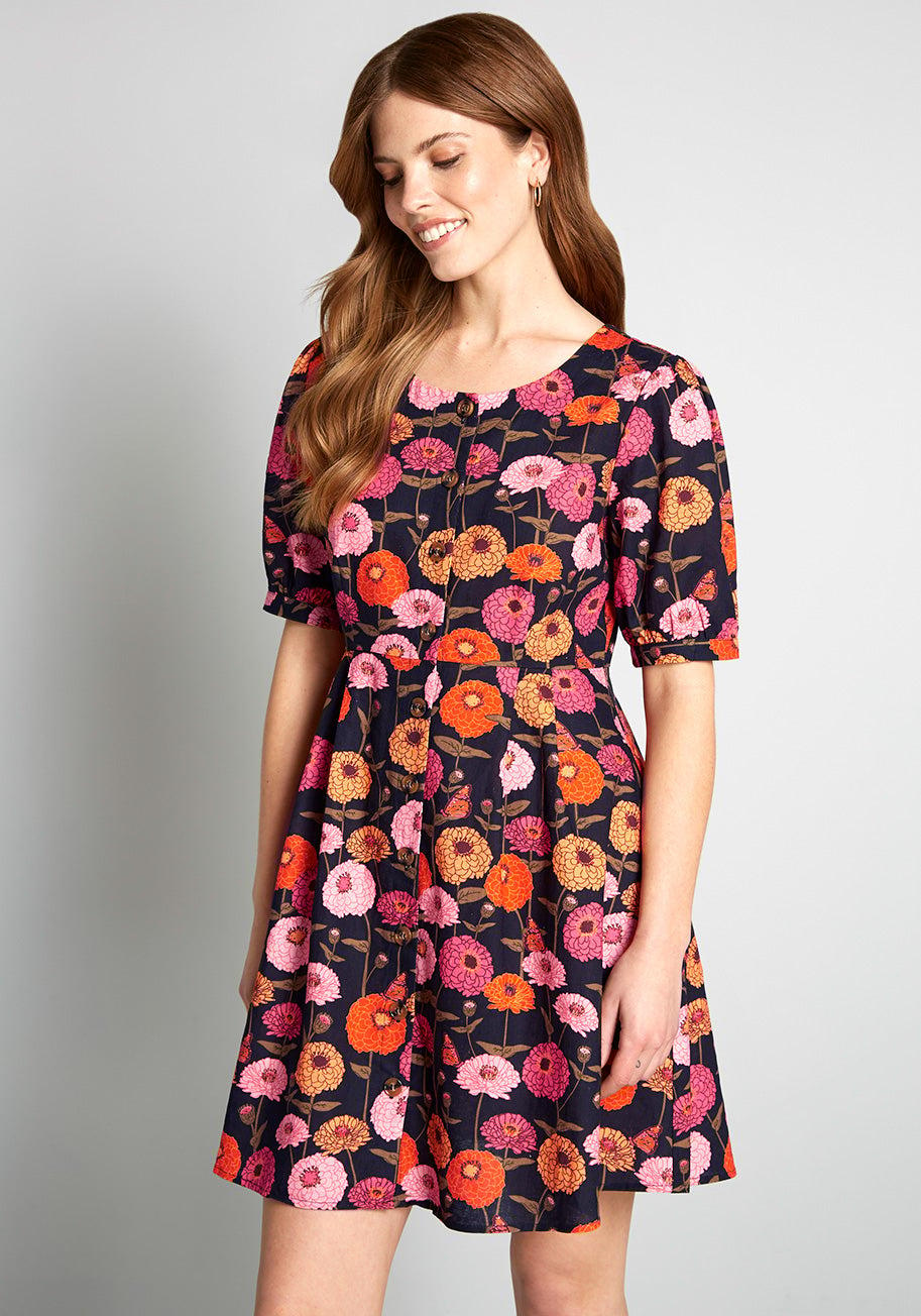 Visited By Butterflies Mini Dress | ModCloth
