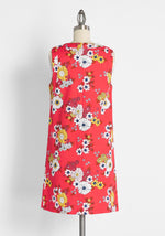 TRUDY VINTAGE FLORAL CANDY RED