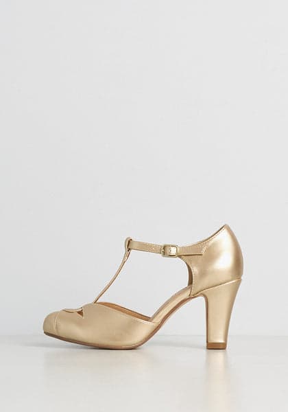 Going Out Glam T-Strap Heel | ModCloth