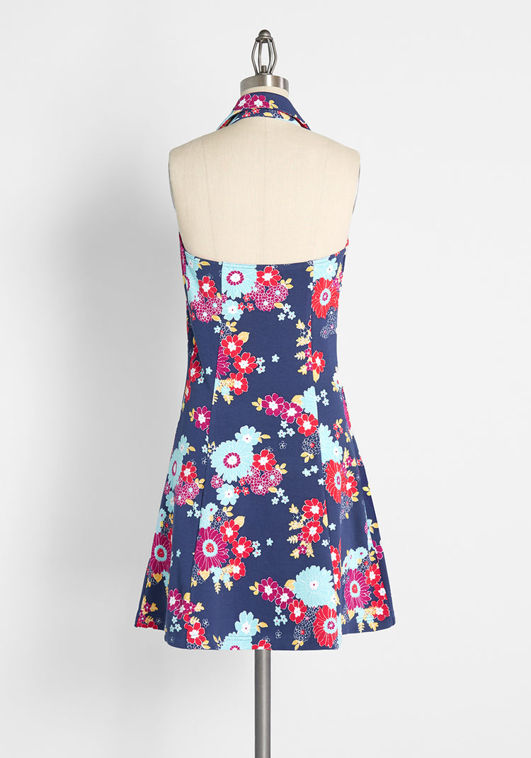 TRUDY VINTAGE FLORAL NAVY