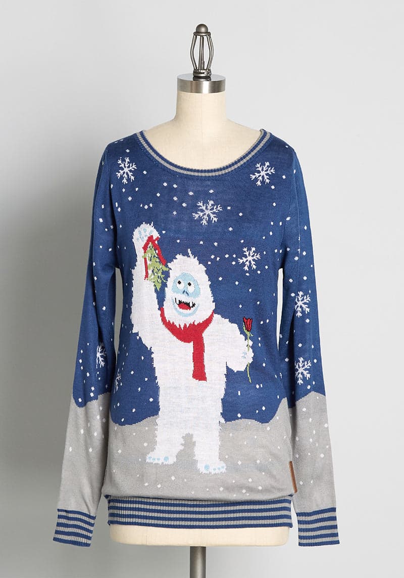 Abominable Snow Kiss Sweater