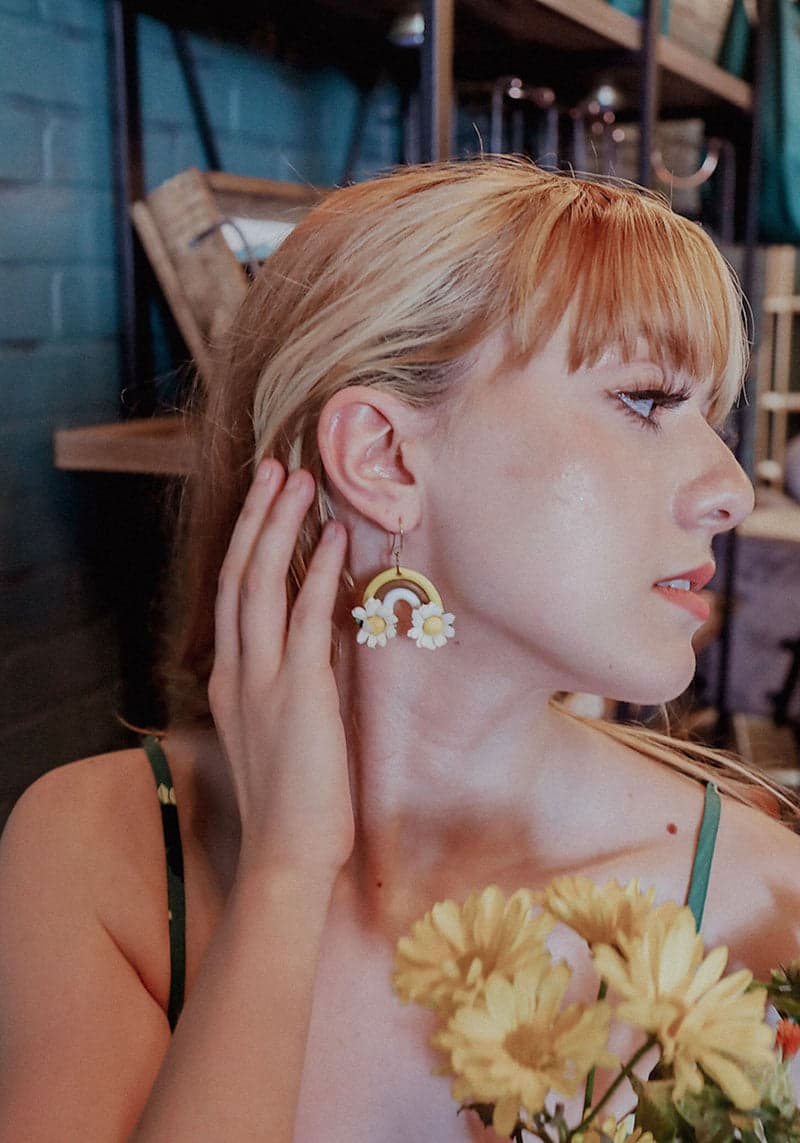 Seeing The Sunny Side Dangle Earrings